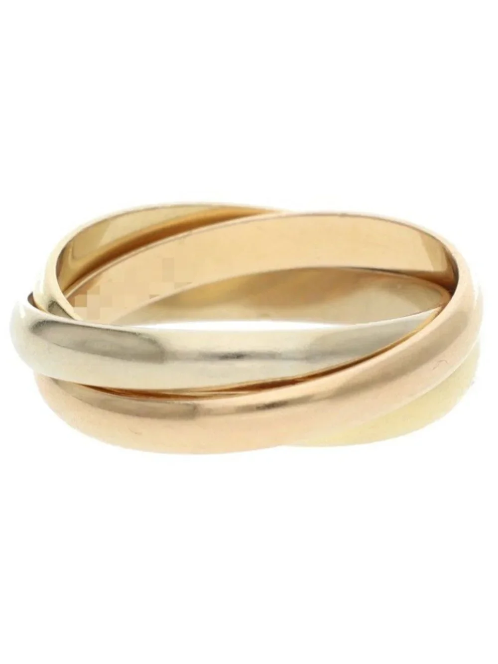 Cartier Trinity SM 18k Yellow Gold PG WG Ring